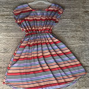 Colorful Striped Dress